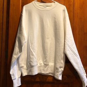 White champion crewneck